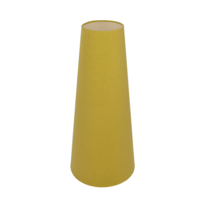 Mustard Yellow Tall Tapered Lampshade