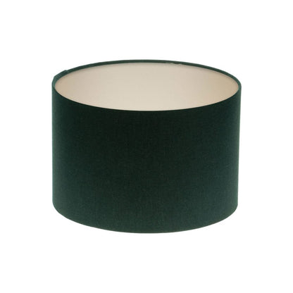 Dark Navy Blue Drum Lampshade Champagne Inner