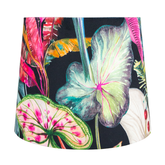 Oasis Black Velvet French Drum Lampshade