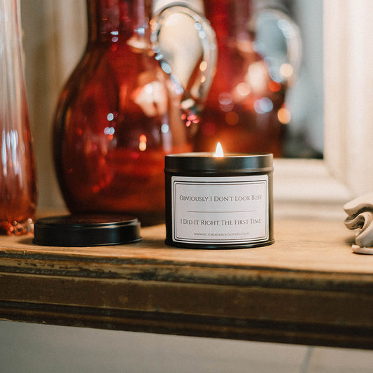 Obviously I Don't Look Busy Candle