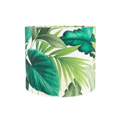 Palm Velvet Drum Lampshade