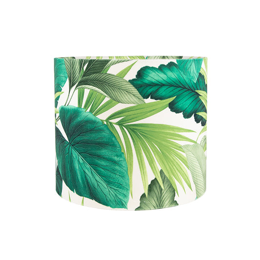 Palm Velvet Drum Lampshade