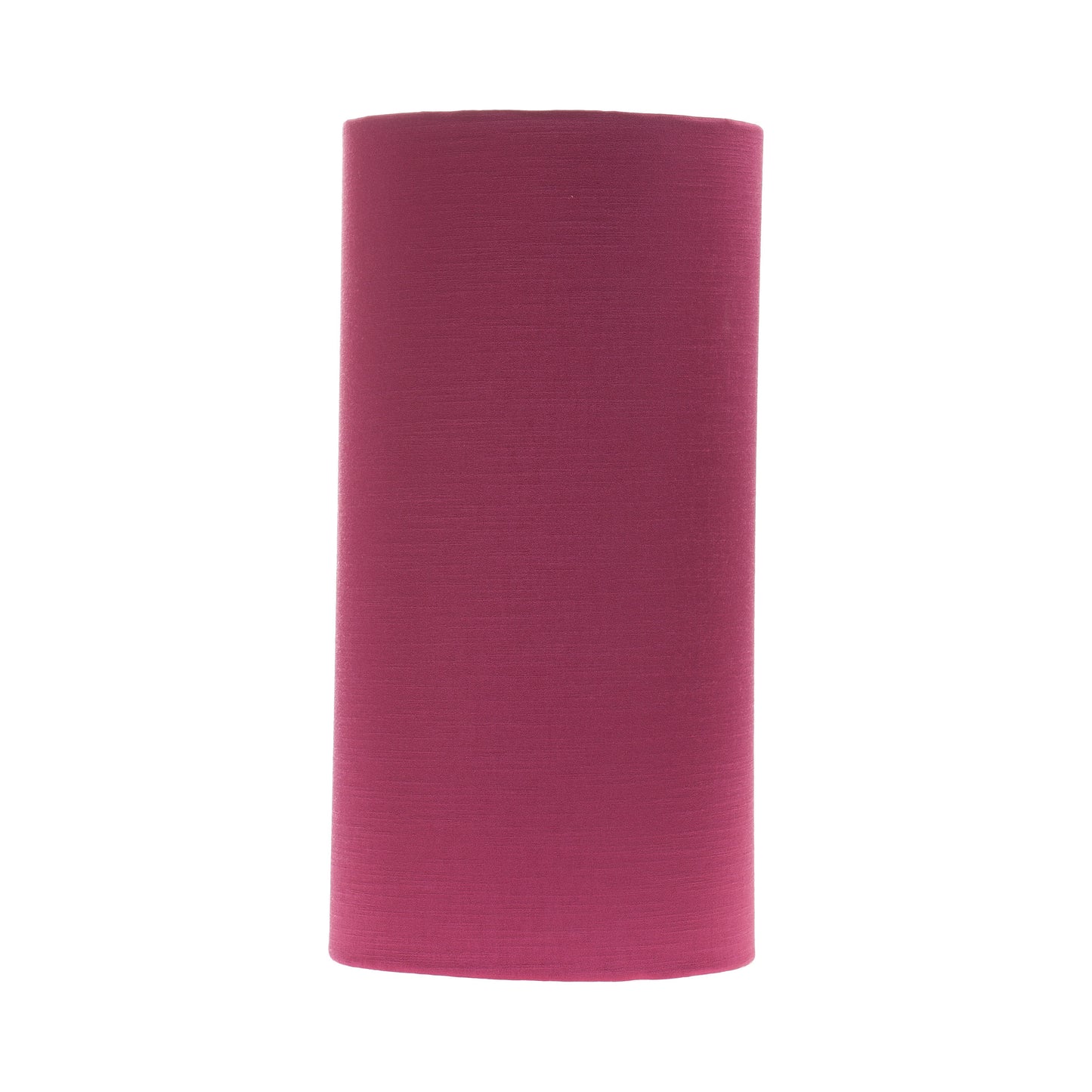 Pink Satin Tall Drum Lampshade