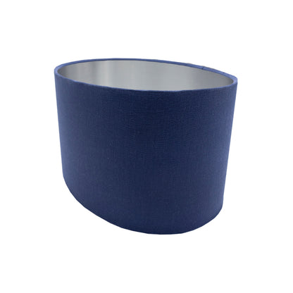 Regal Blue Oval Lampshade
