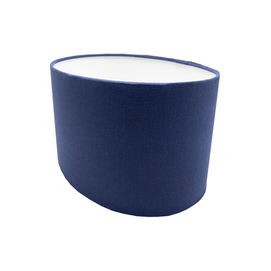 Regal Blue Oval Lampshade