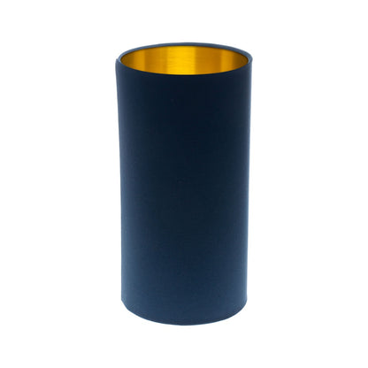 Regal Blue Tall Drum Lampshade