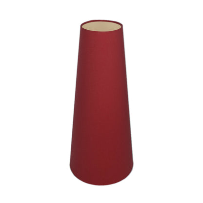 Raspberry Red Tall Tapered Lampshade
