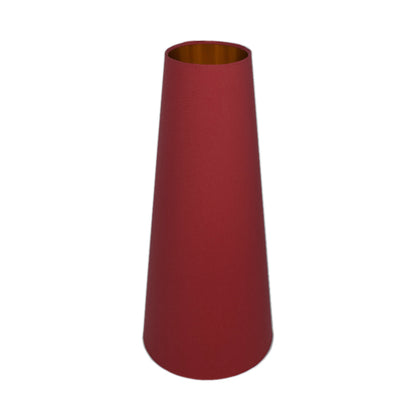 Raspberry Red Tall Tapered Lampshade
