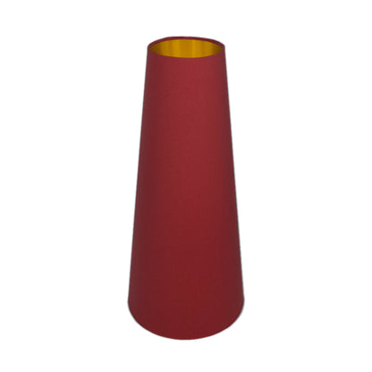 Raspberry Red Tall Tapered Lampshade