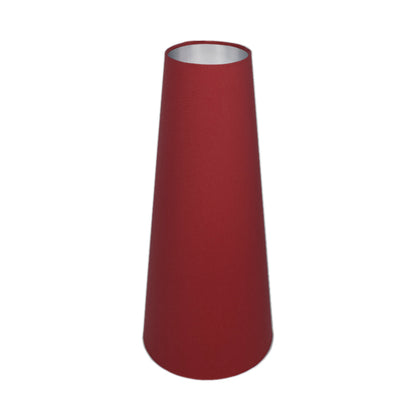Raspberry Red Tall Tapered Lampshade