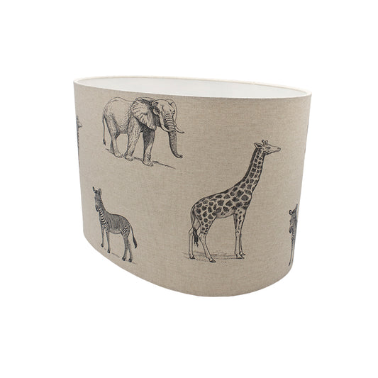 Safari Oval Lampshade
