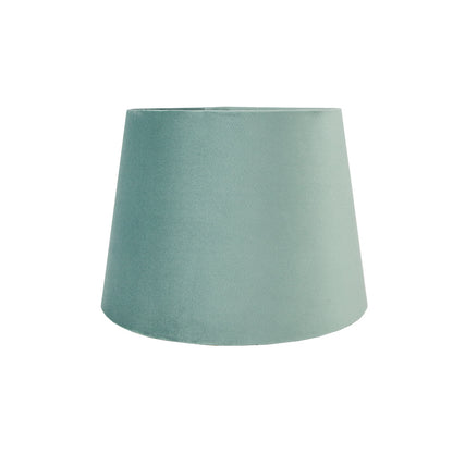 Seafoam Velvet French Drum Lampshade