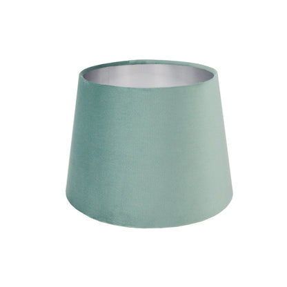 Seafoam Velvet French Drum Lampshade