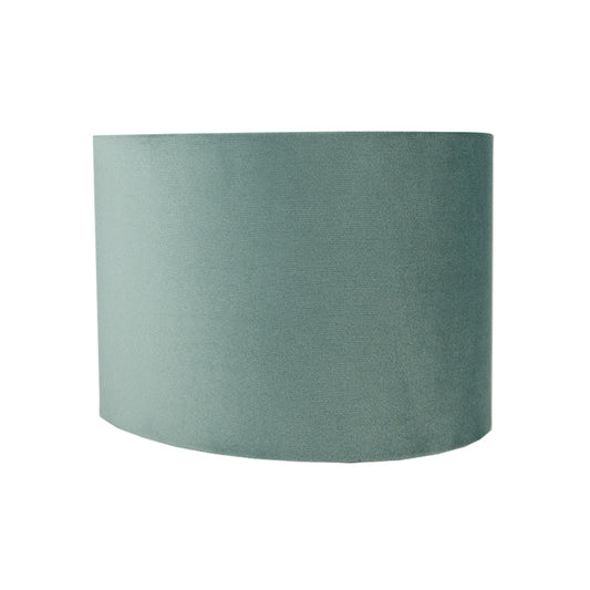 Seafoam Velvet Oval Lampshade
