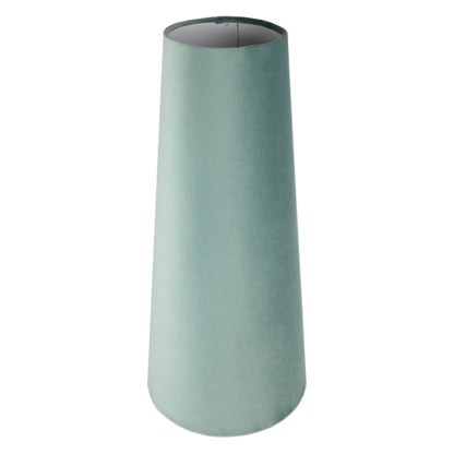 Seafoam Velvet Tall Tapered Lampshade