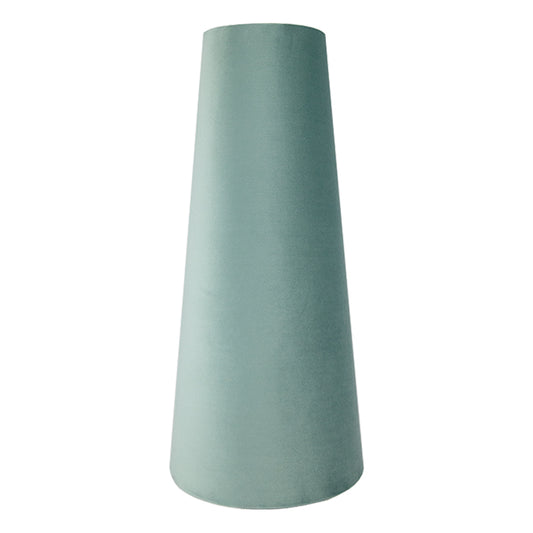 Seafoam Velvet Tall Tapered Lampshade