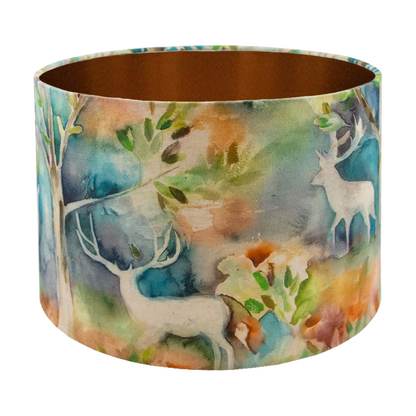 Voyage Seneca Forest Autumn Drum Lampshade