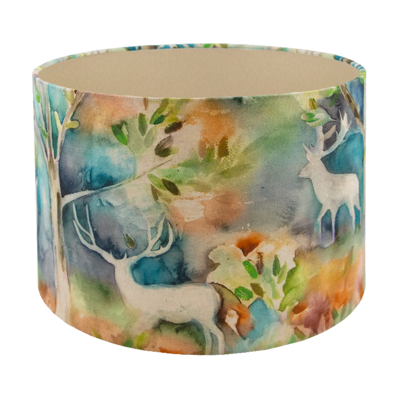 Voyage Seneca Forest Autumn Drum Lampshade