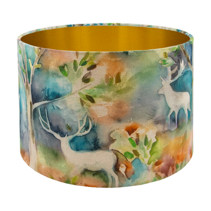 Voyage Seneca Forest Autumn Drum Lampshade