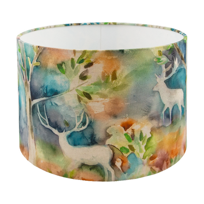Voyage Seneca Forest Autumn Drum Lampshade