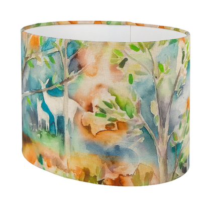 Voyage Seneca Forest Autumn Oval Lampshade