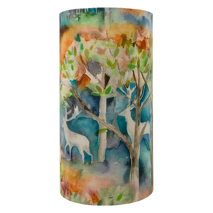 Voyage Seneca Forest Autumn Tall Drum Lampshade