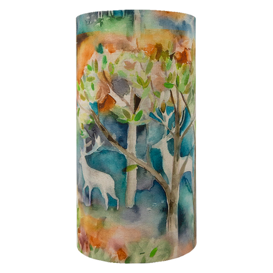 Voyage Seneca Forest Autumn Tall Drum Lampshade