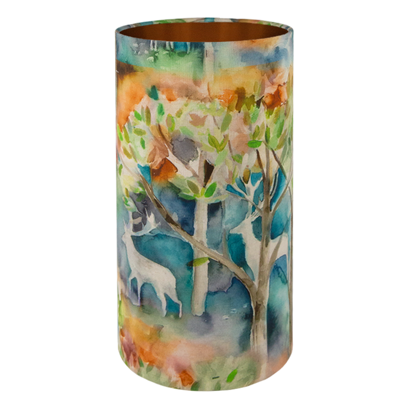 Voyage Seneca Forest Autumn Tall Drum Lampshade
