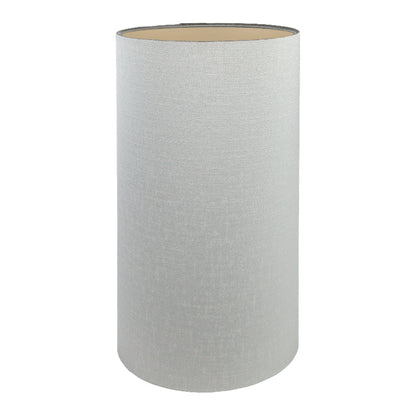Dove Grey Satin Tall Drum Lampshade