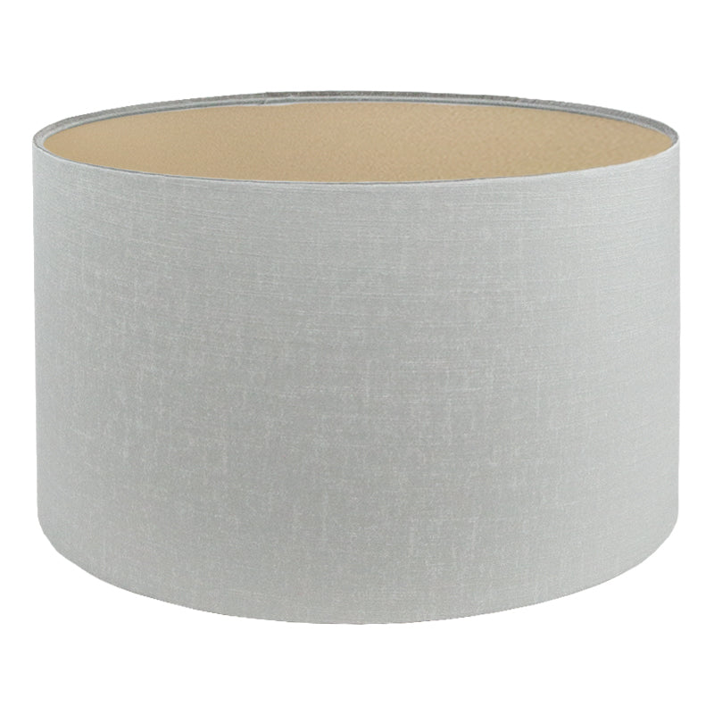 Dove Grey Satin Drum Lampshade