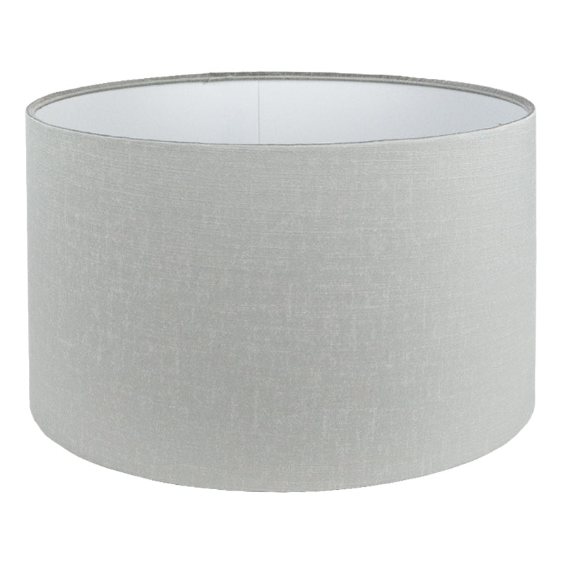 Dove Grey Satin Drum Lampshade