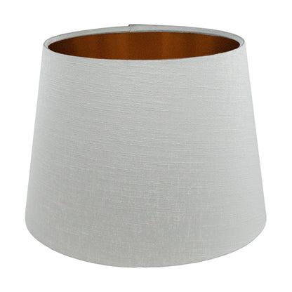 Dove Grey Satin French Drum Lampshade