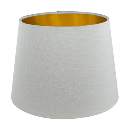 Dove Grey Satin French Drum Lampshade