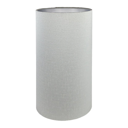 Dove Grey Satin Tall Drum Lampshade