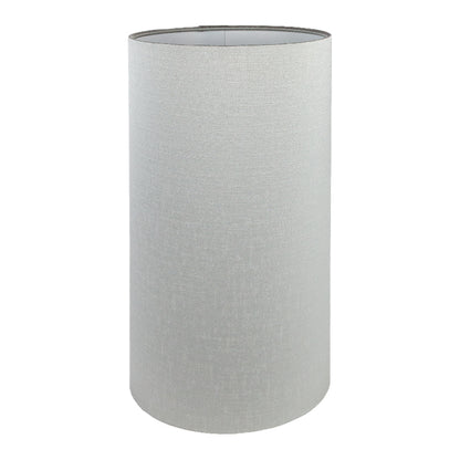 Dove Grey Satin Tall Drum Lampshade