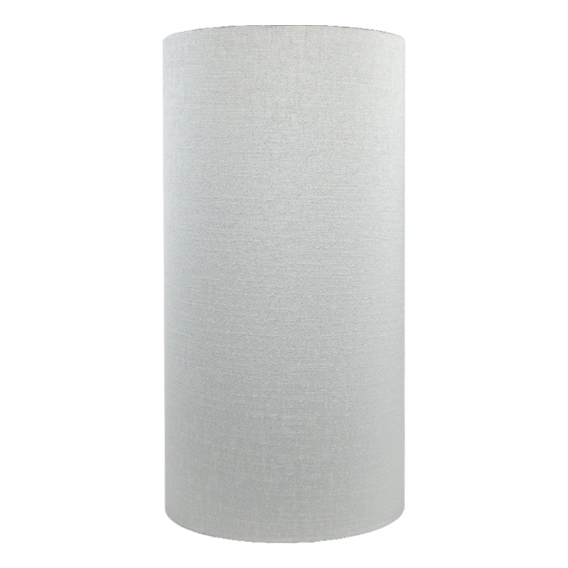 Dove Grey Satin Tall Drum Lampshade