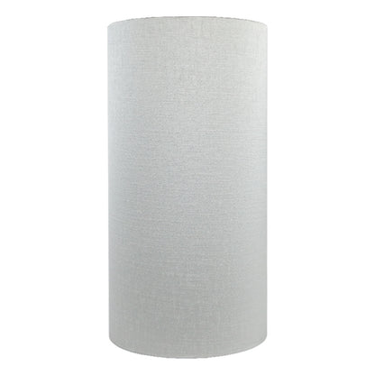 Dove Grey Satin Tall Drum Lampshade