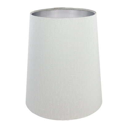 Dove Grey Satin Tall French Drum Lampshade