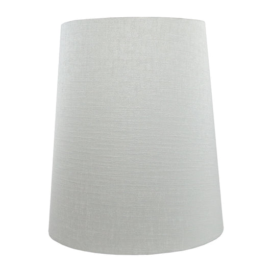 Dove Grey Satin Tall French Drum Lampshade