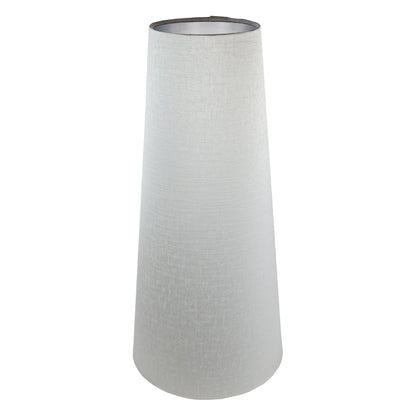 Dove Grey Satin Tall Tapered Lampshade