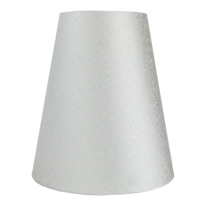 Dove Grey Satin Tall Empire Lampshade