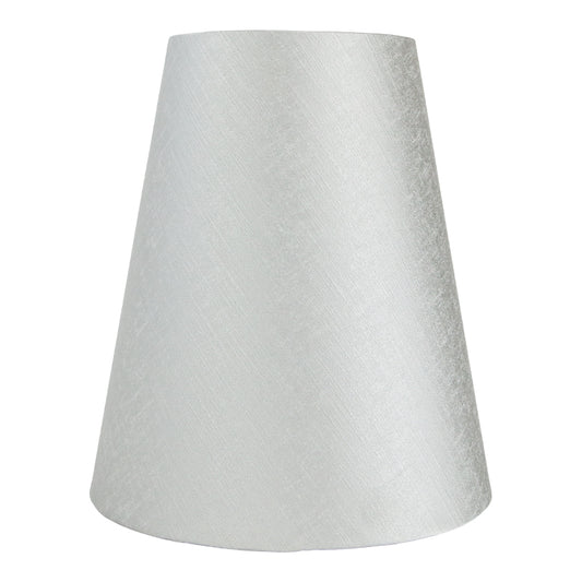 Dove Grey Satin Tall Empire Lampshade