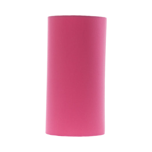 Sorbet Bright Pink Satin Tall Drum Lampshade