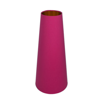 Sorbet Bright Pink Tall Tapered Lampshade