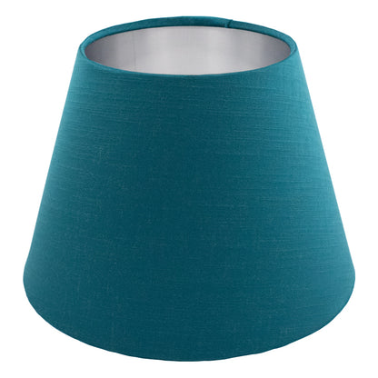 Teal Satin Empire Lampshade