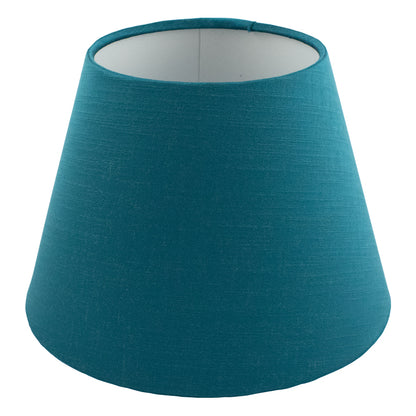 Teal Satin Empire Lampshade