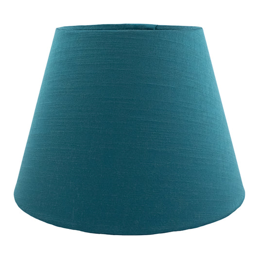 Teal Satin Empire Lampshade