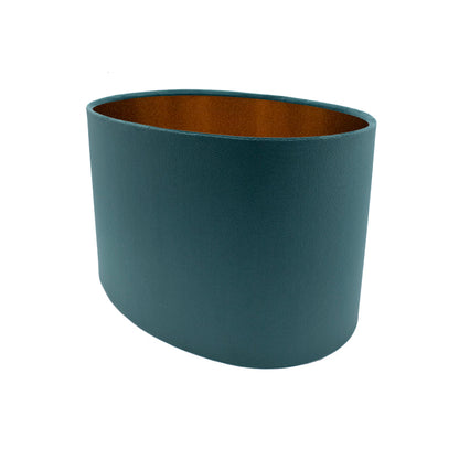 Teal Velvet Oval Lampshade