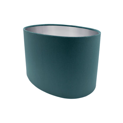 Teal Velvet Oval Lampshade