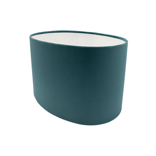 Teal Velvet Oval Lampshade